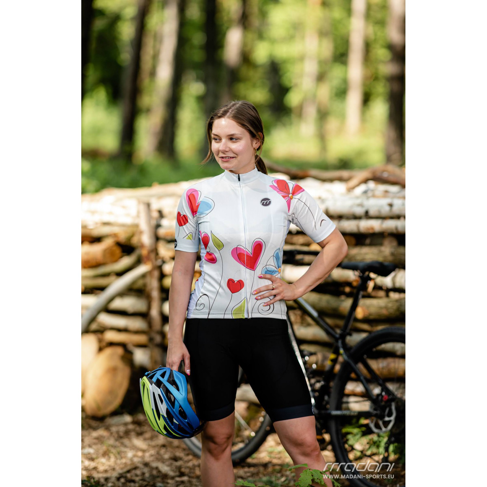 Damska koszulka rowerowa meadow madani